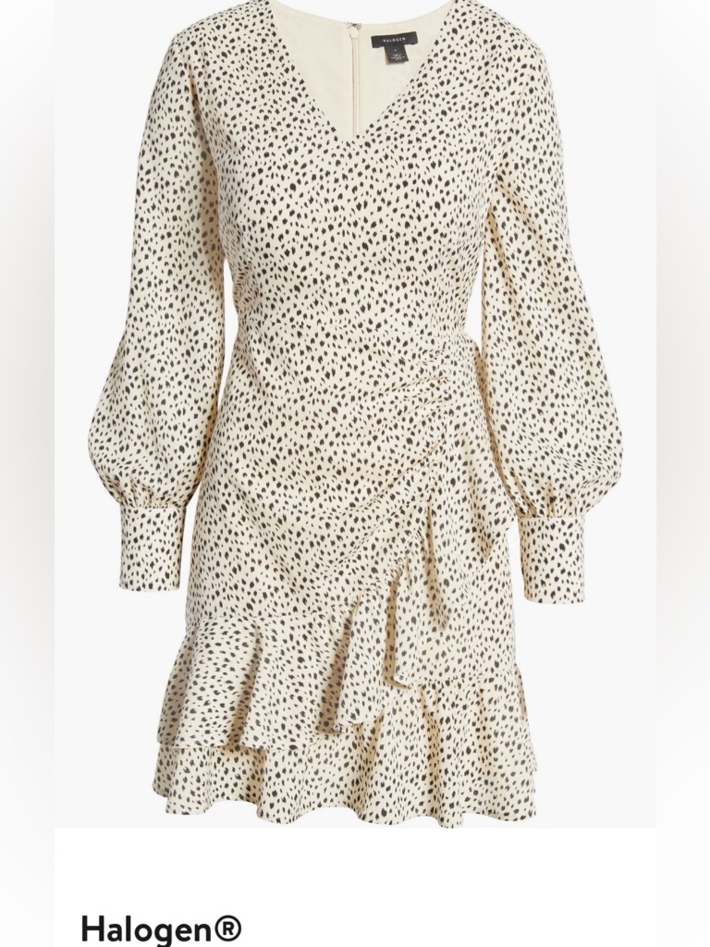 Halogen speckle print dress